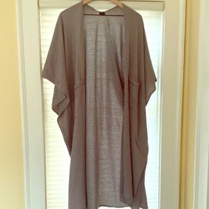 Striped Anthropologie Duster Wrap